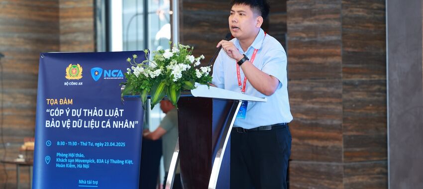 Đại diện VNDS tham gia góp ý Dự thảo Luật Bảo vệ Dữ liệu cá nhân