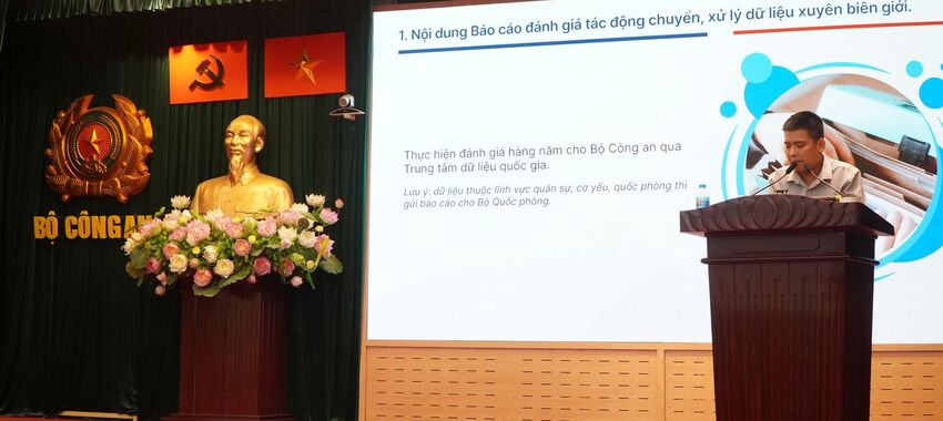VNDS trình bày giải pháp công nghệ hỗ trợ tuân thủ tại Hội nghị tập huấn Luật Dữ liệu