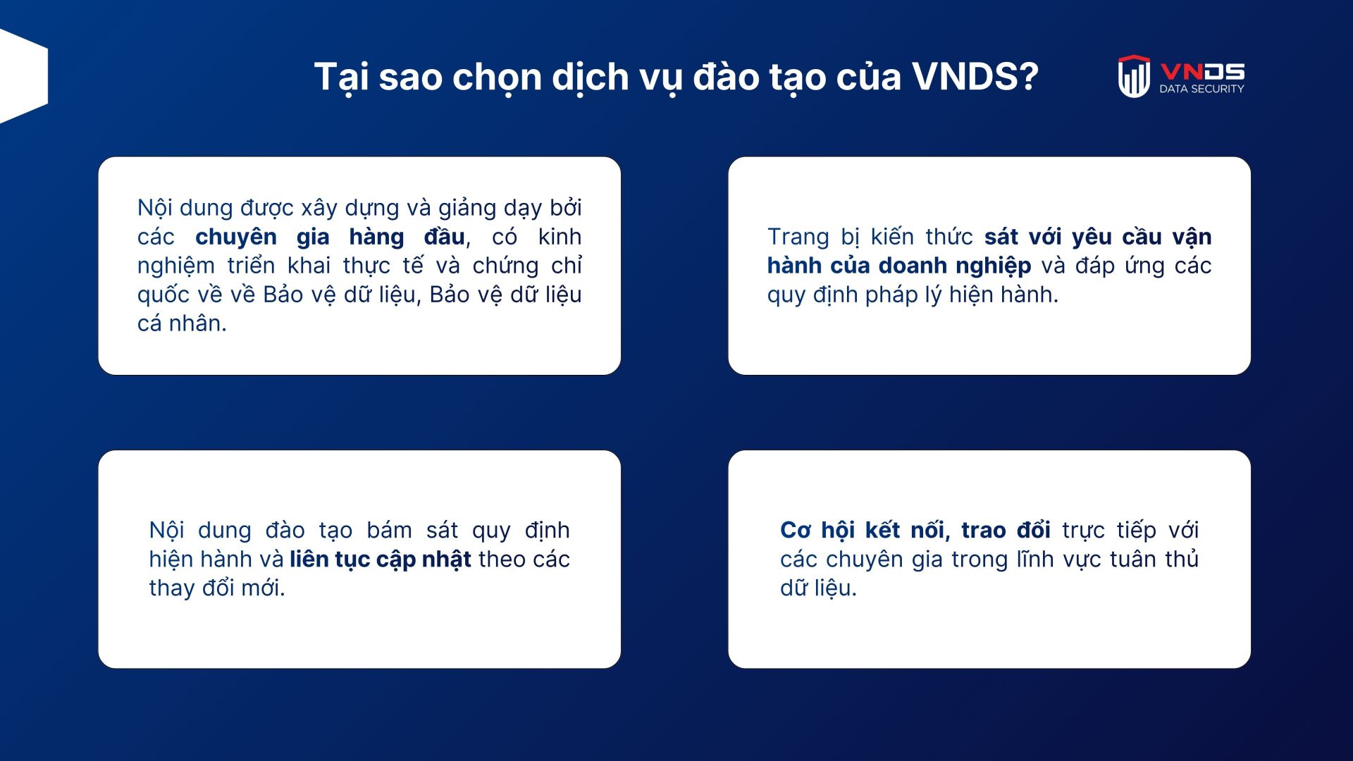 dịch vụ đào tạo nhận thức theo nhu cầu doanh nghiệp